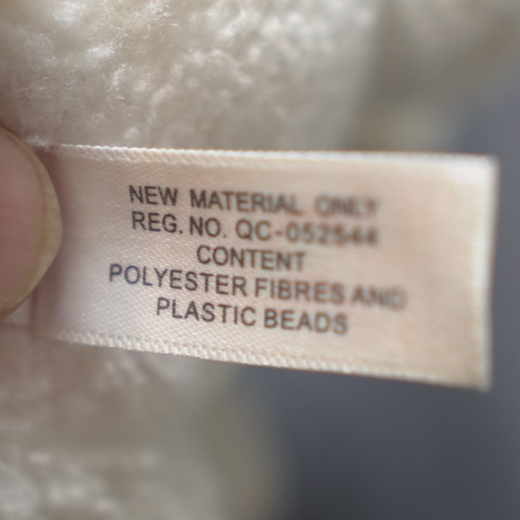 Ty Original Beanies Baby Tundra White Tiger Black Stripes Plush Toy VelveTy 2021 - Picture 11 of 12